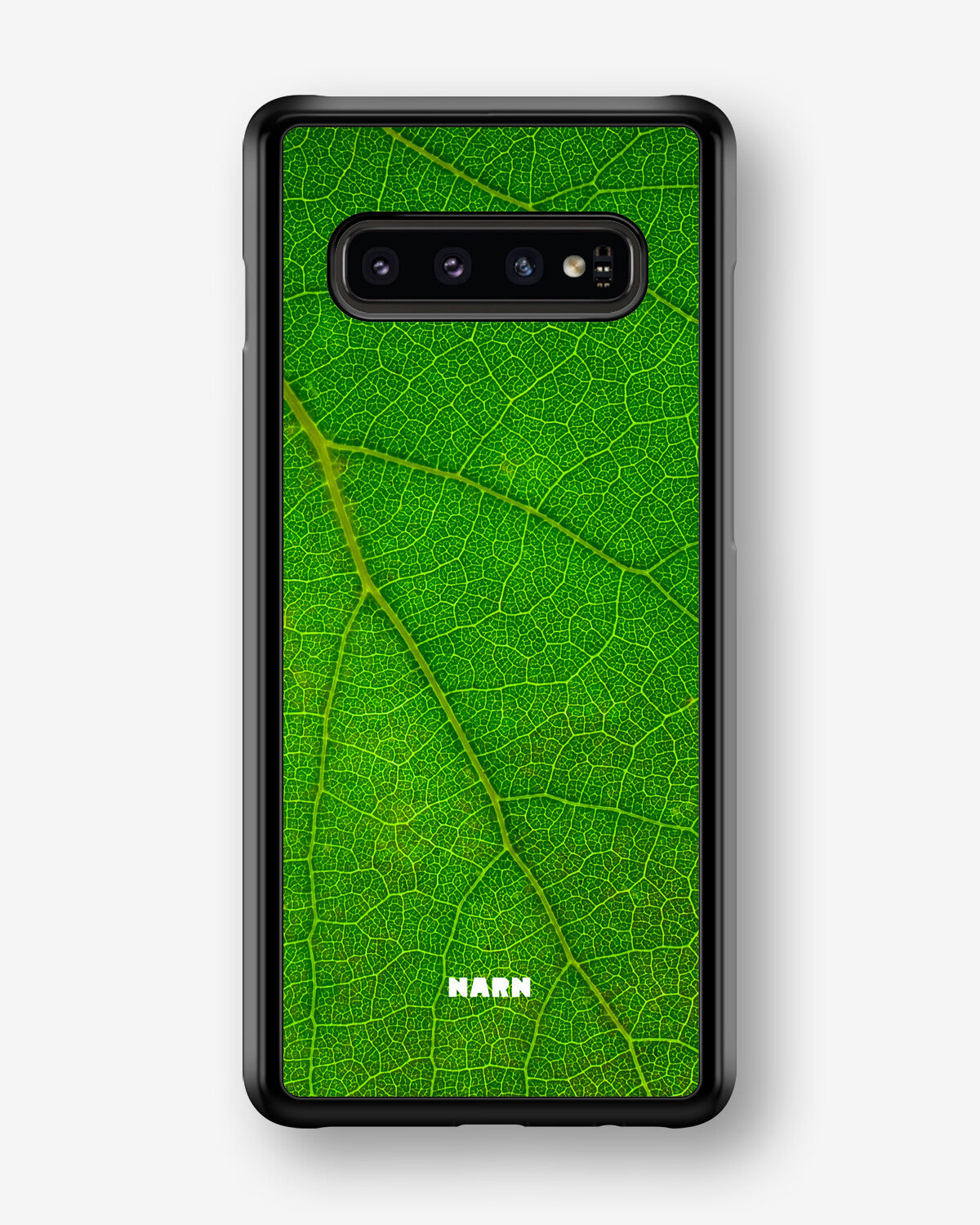 Samsung Galaxy S10 Hard Case – Green Leafy - View 1