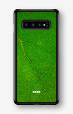 Samsung Galaxy S10 Hard Case – Green Leafy - View 1