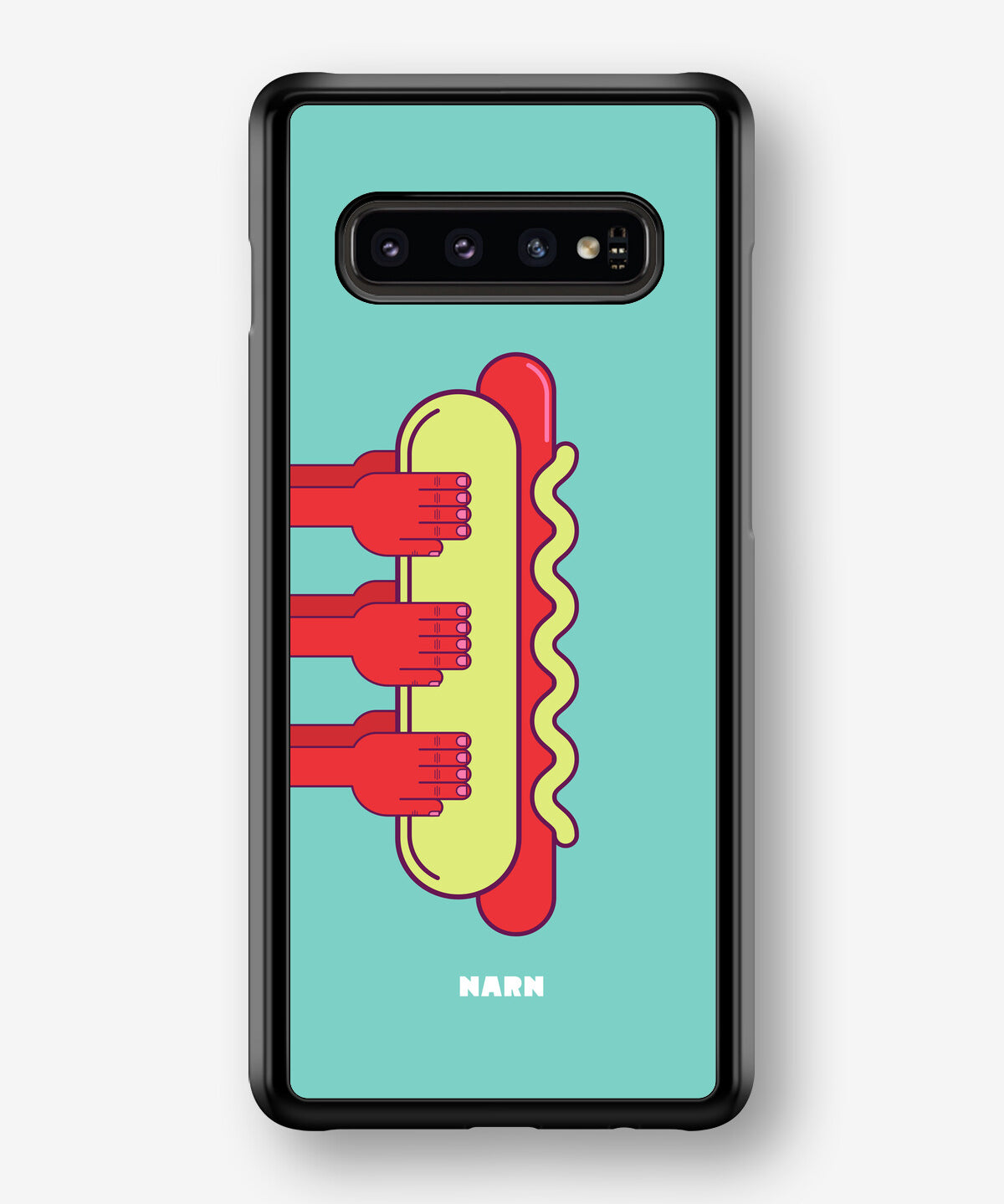 Samsung Galaxy S10 Hard Case – Hot Dog - View 1