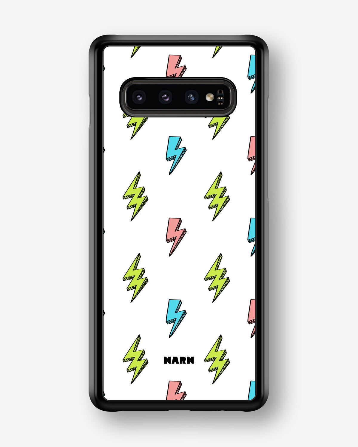 Samsung Galaxy S10 Hard Case – Lightning Bolts - View 1