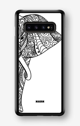 Samsung Galaxy S10 Hard Case – Mandala Elephant - View 1