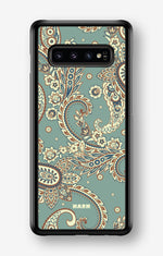 Samsung Galaxy S10 Hard Case – Paisley Green - View 1