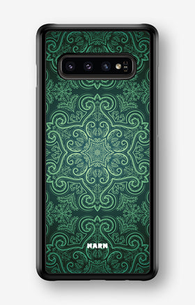 Samsung Galaxy S10 Hard Case – Retro Forest - View 1