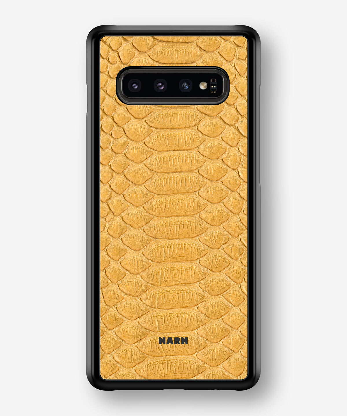 Samsung Galaxy S10 Hard Case – Yellow Snake - View 1