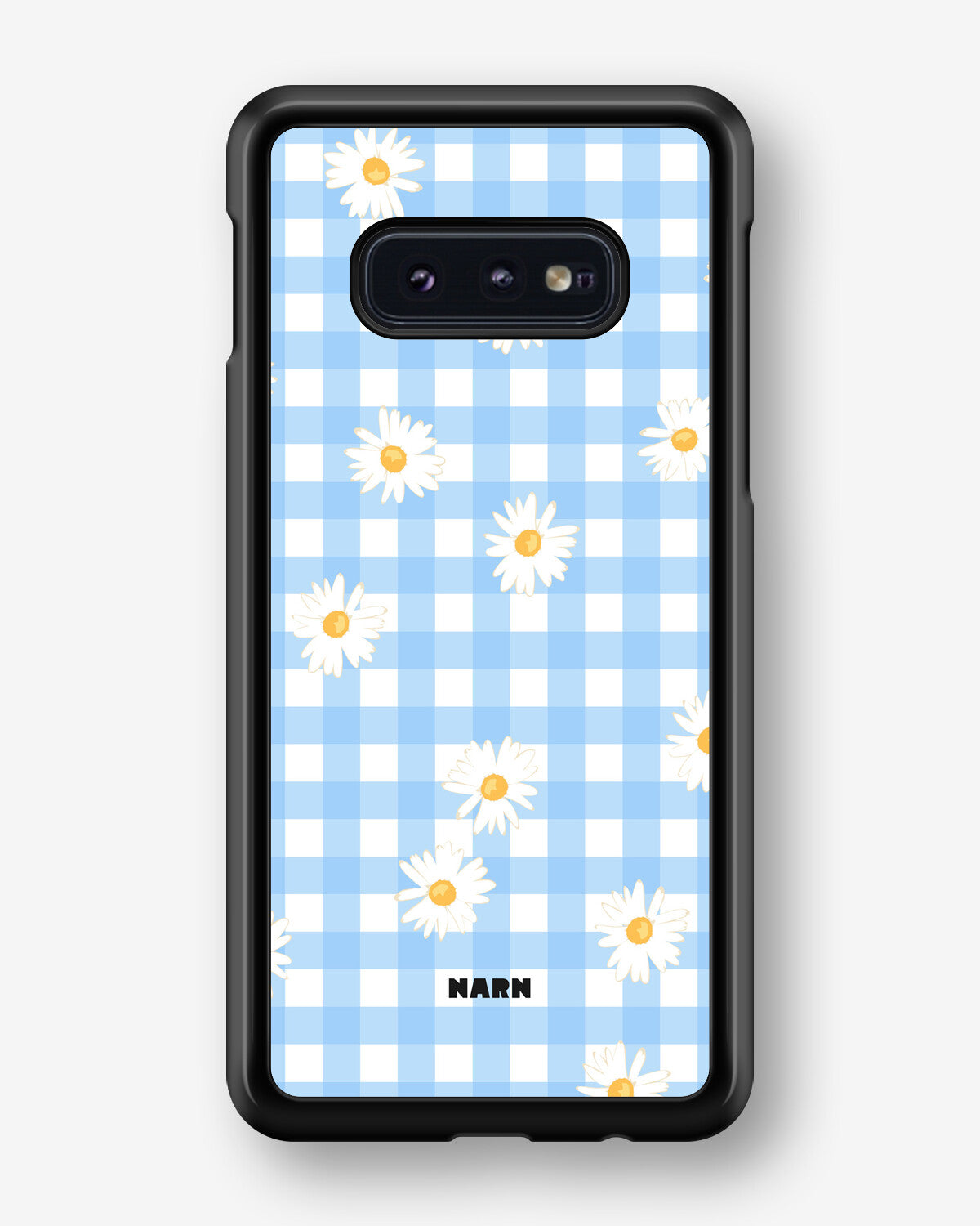 Samsung Galaxy S10e Hard Case – Blue Daisies - View 1