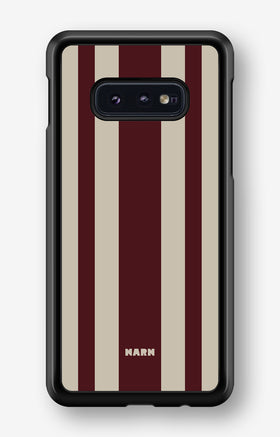 Samsung Galaxy S10e Hard Case – Bordeaux Stripe - View 1
