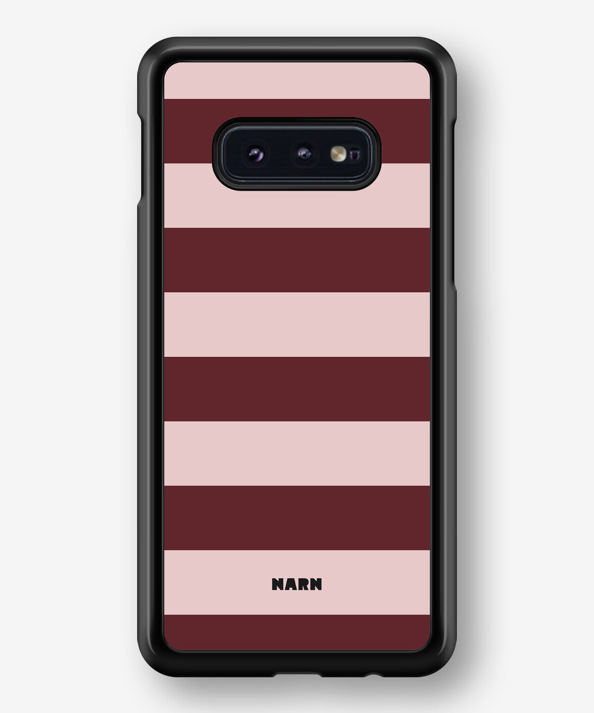 Samsung Galaxy S10e Hard Case – Cranberry Stripe - View 1