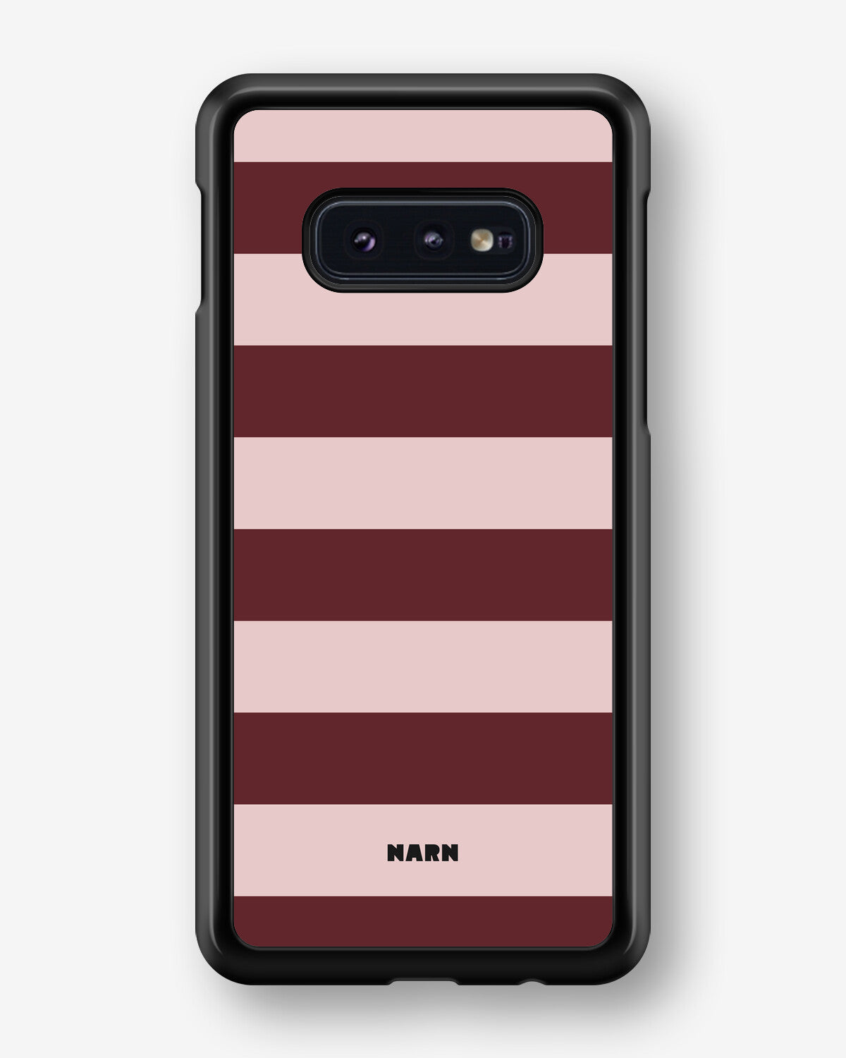 Samsung Galaxy S10e Hard Case – Cranberry Stripe - View 1