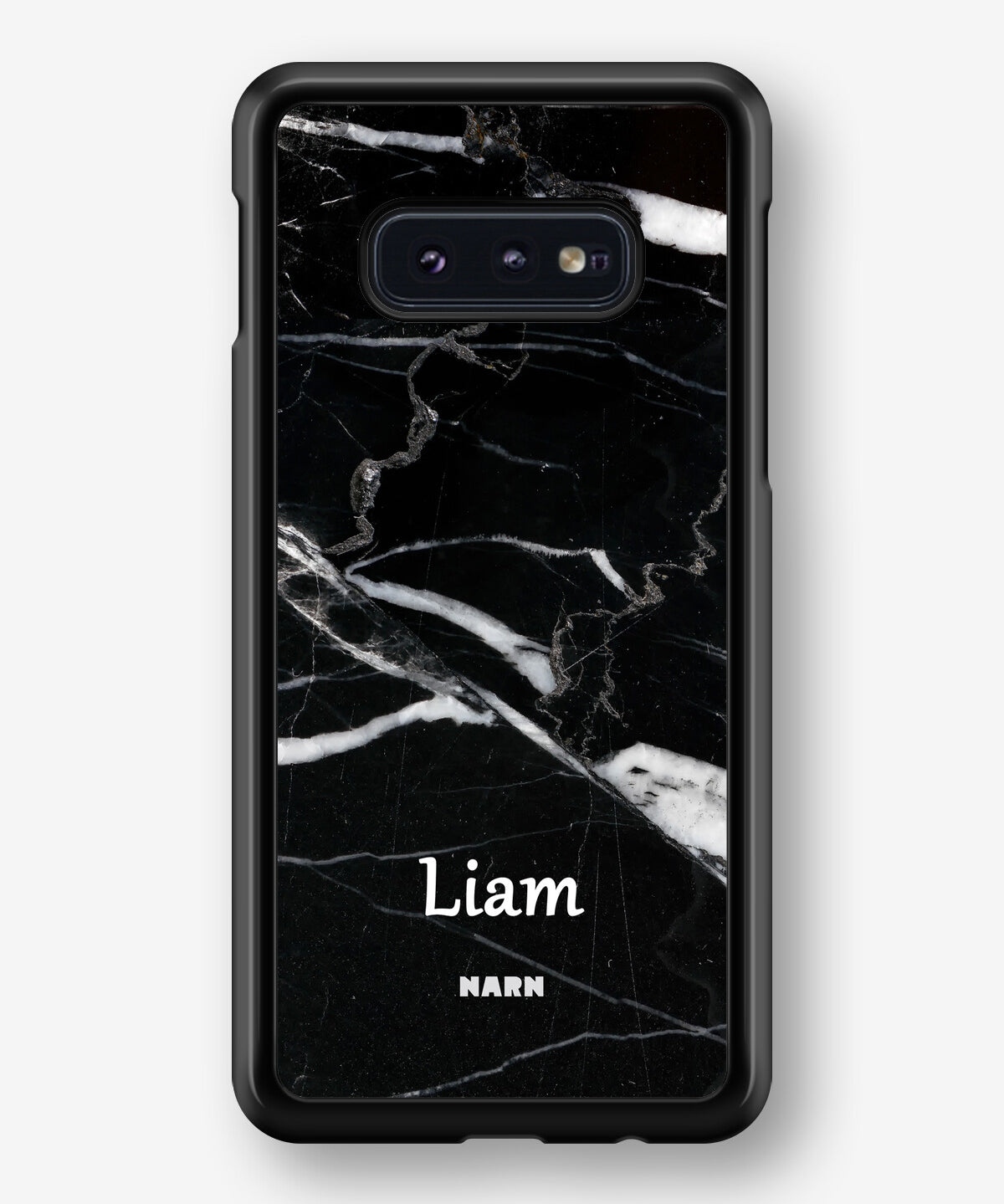 Samsung Galaxy S10e Hard Case – Custom - Black Marble - View 1