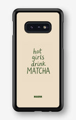 Samsung Galaxy S10e Hard Case – Drink Matcha - View 1