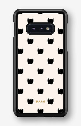 Samsung Galaxy S10e Hard Case – Kitty Dots - View 1