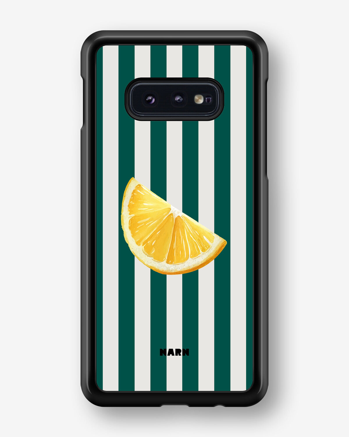 Samsung Galaxy S10e Hard Case – Lemon Stripes - View 1