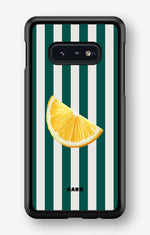 Samsung Galaxy S10e Hard Case – Lemon Stripes - View 1