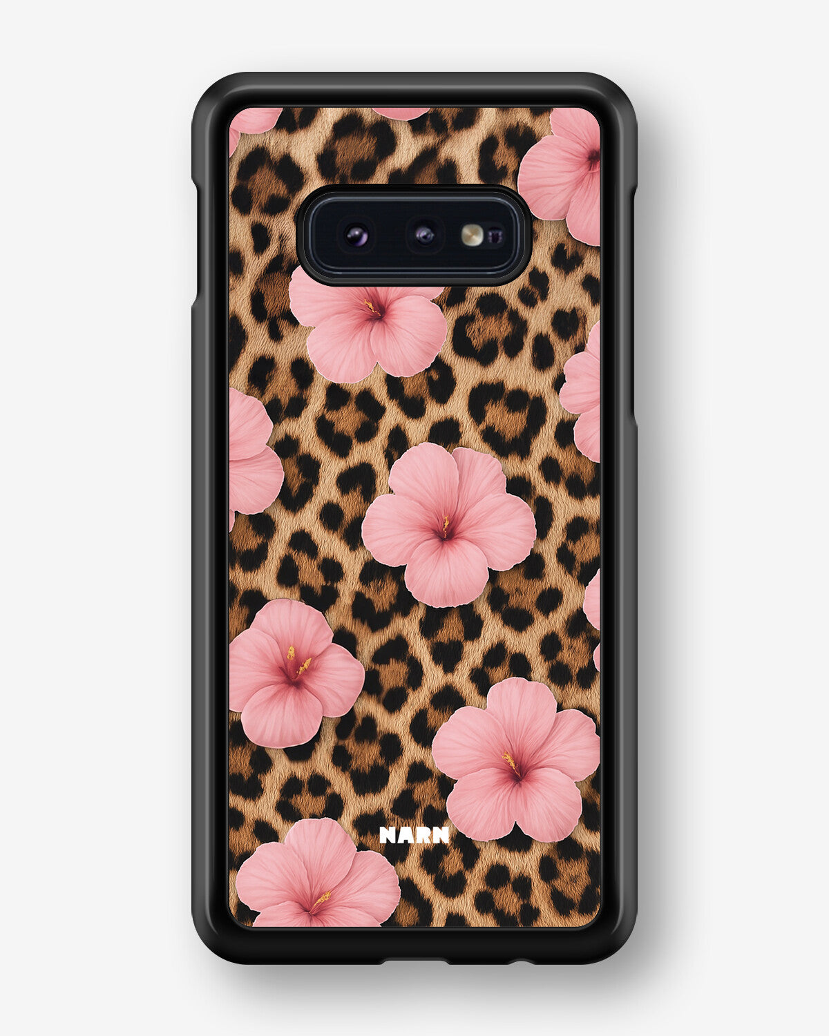 Samsung Galaxy S10e Hard Case – Leopard Flower - View 1