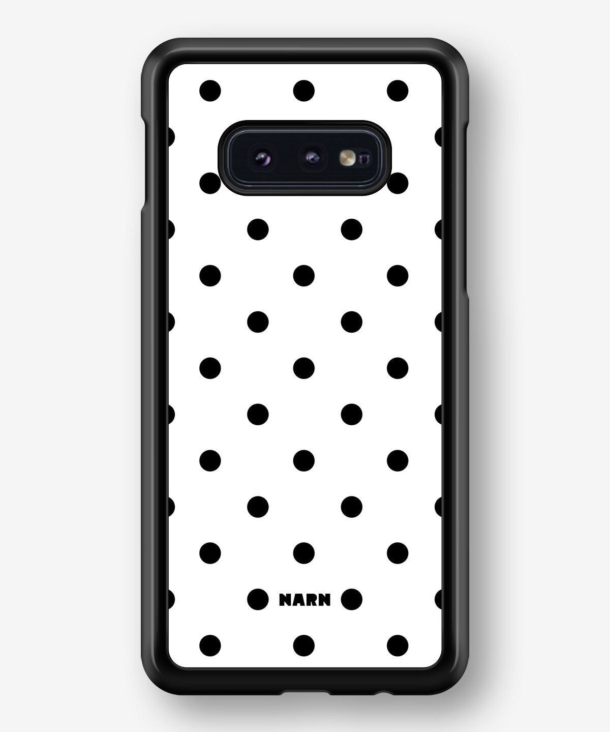 Samsung Galaxy S10e Hard Case – Mono Dots - View 1