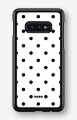 Samsung Galaxy S10e Hard Case – Mono Dots - View 1