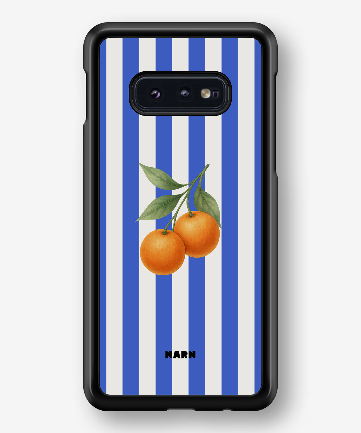 Samsung Galaxy S10e Hard Case – Orange Stripes - View 1