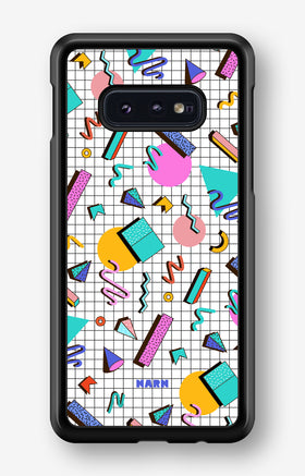 Samsung Galaxy S10e Hard Case – 80s Memphis - View 1