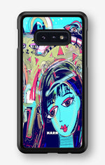 Samsung Galaxy S10e Hard Case – Abstract Cat - View 1
