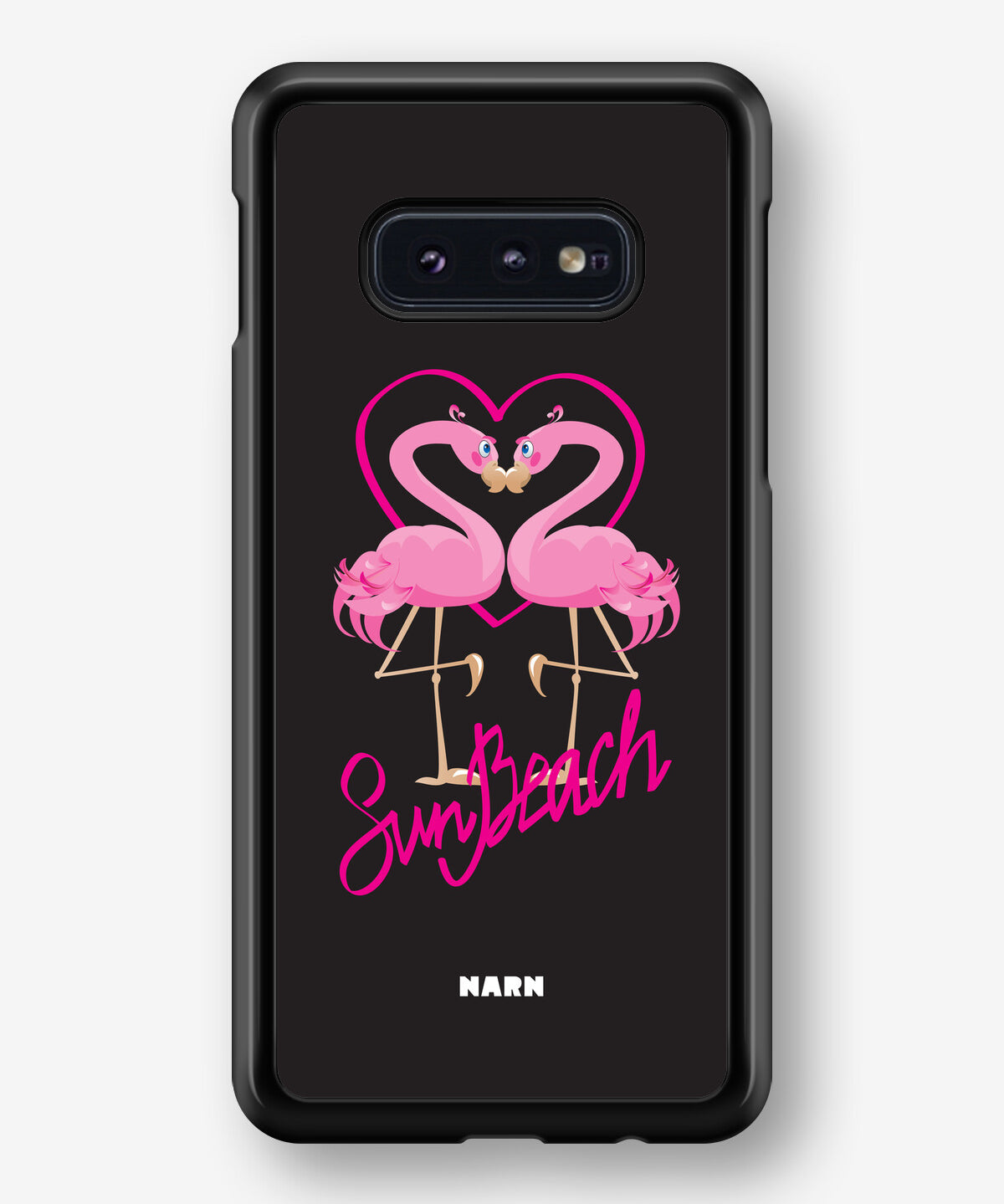 Samsung Galaxy S10e Hard Case – Beach Flamingo - View 1