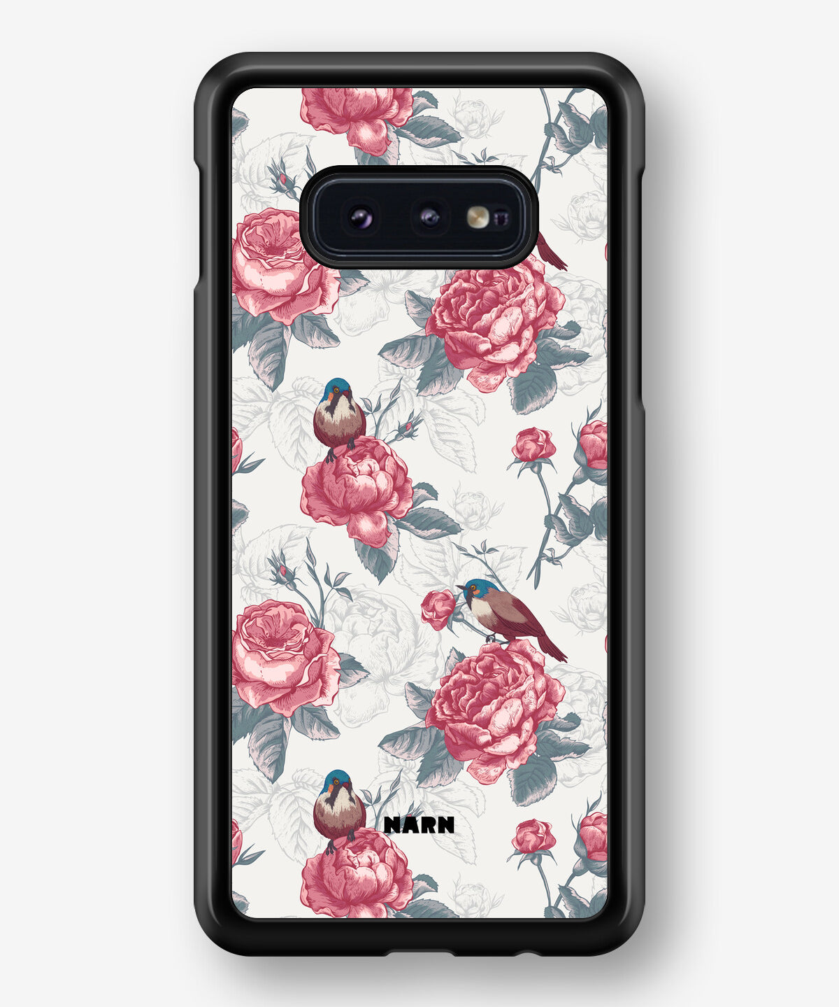 Samsung Galaxy S10e Hard Case – Birds Among Roses - View 1