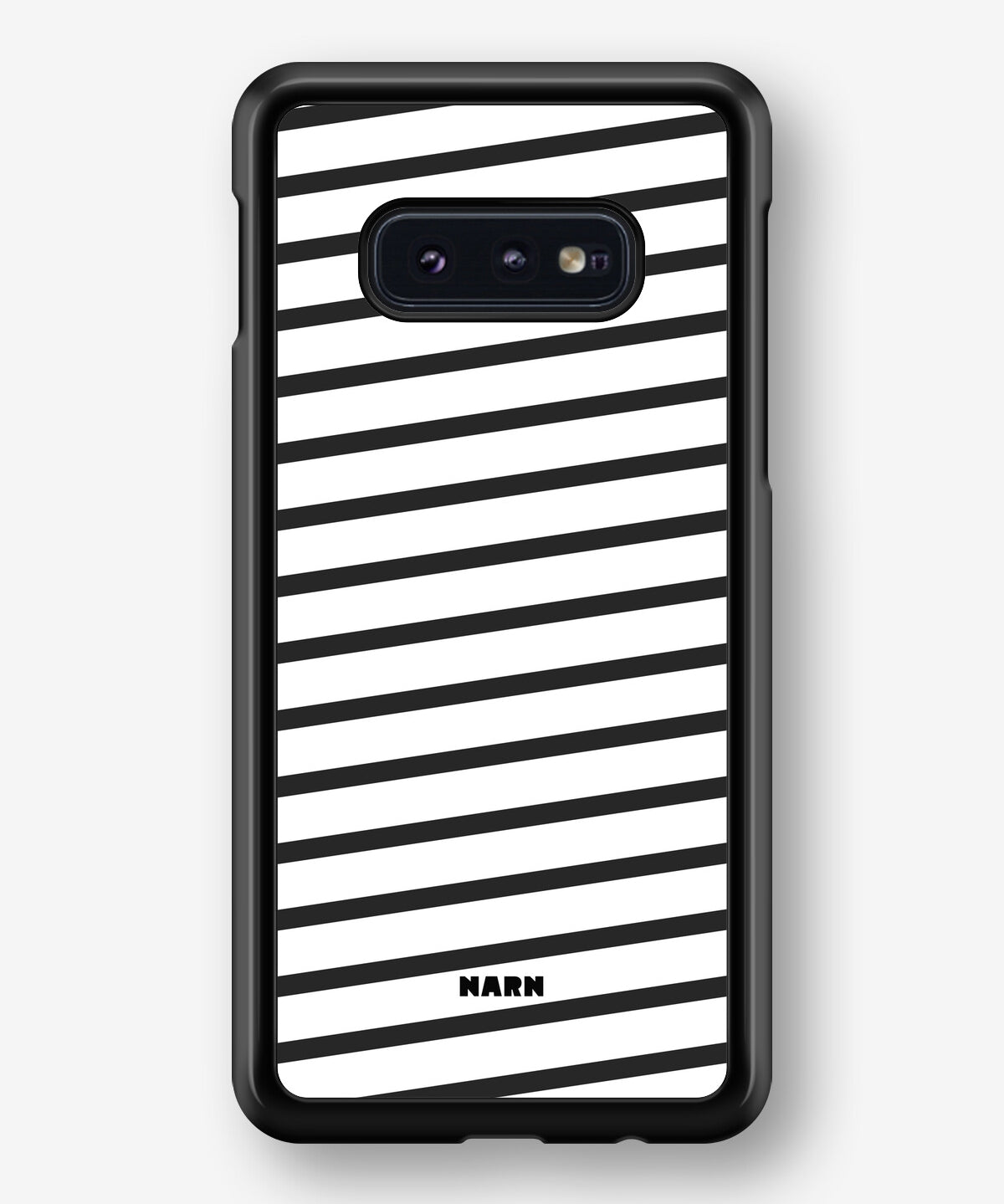 Samsung Galaxy S10e Hard Case – Black Stripes - View 1
