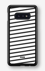 Samsung Galaxy S10e Hard Case – Black Stripes - View 1
