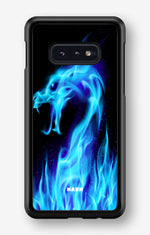 Samsung Galaxy S10e Hard Case – Blue Flames Dragon - View 1