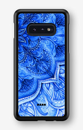 Samsung Galaxy S10e Hard Case – Blue Vintage - View 1