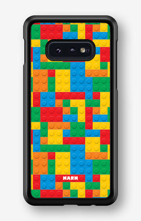 Samsung Galaxy S10e Hard Case – Building Bricks - View 1
