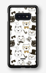 Samsung Galaxy S10e Hard Case – Cartoon Cats - View 1