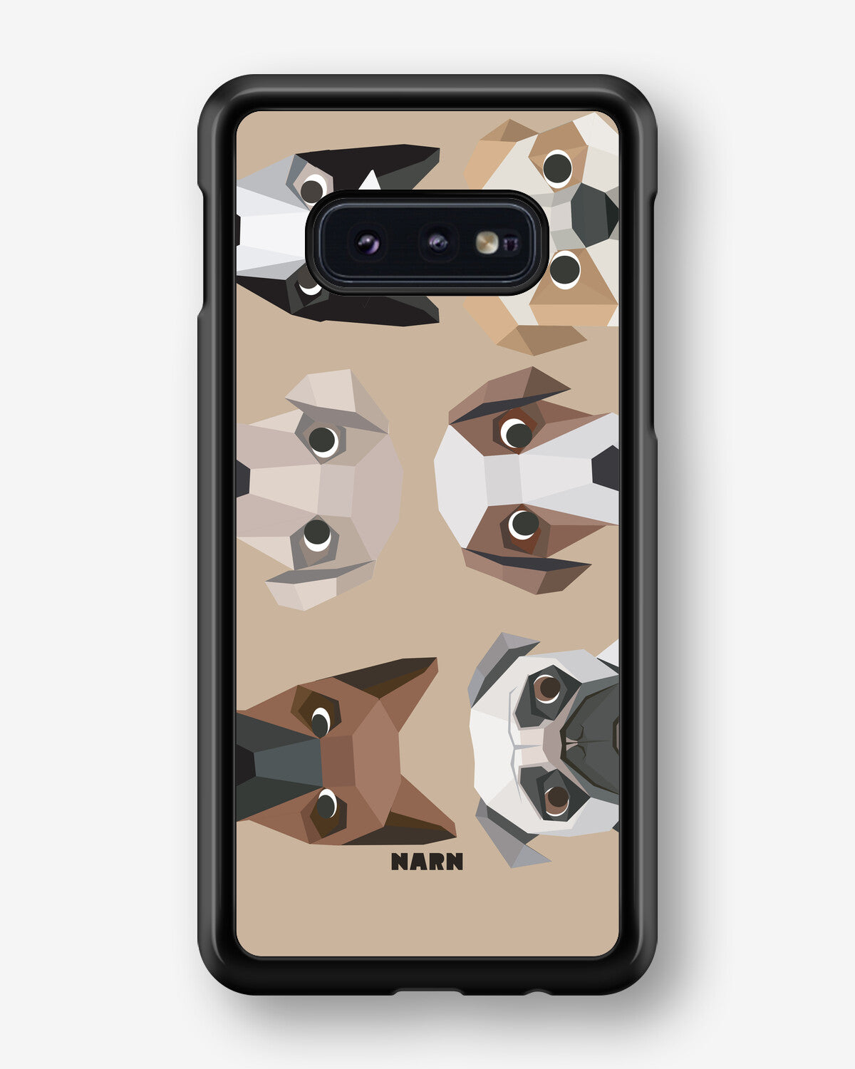 Samsung Galaxy S10e Hard Case – Cute Dogs - View 1