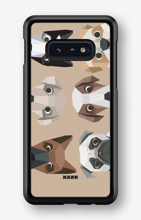Samsung Galaxy S10e Hard Case – Cute Dogs - View 1