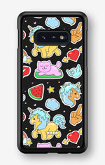 Samsung Galaxy S10e Hard Case – Cute Stickers - View 1