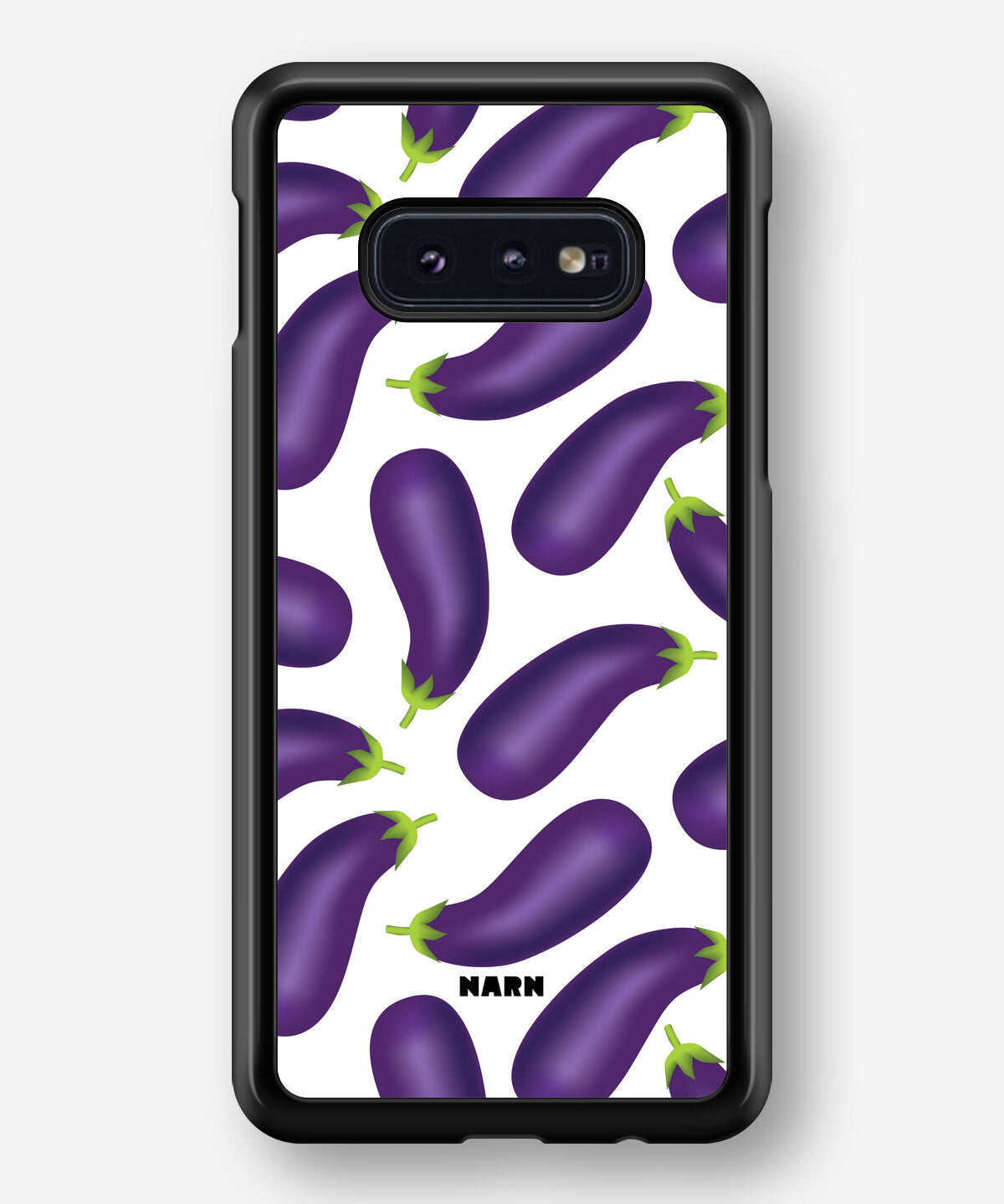 Samsung Galaxy S10e Hard Case – Eggplant Pattern - View 1