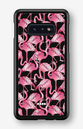 Samsung Galaxy S10e Hard Case – Flamingos - View 1