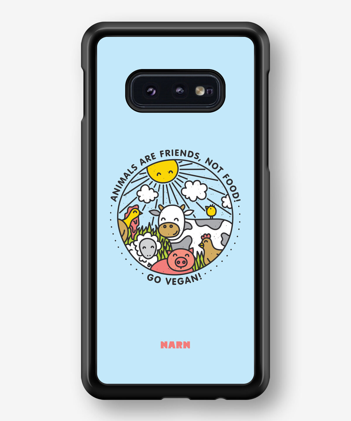 Samsung Galaxy S10e Hard Case – Friends, Not Food - View 1