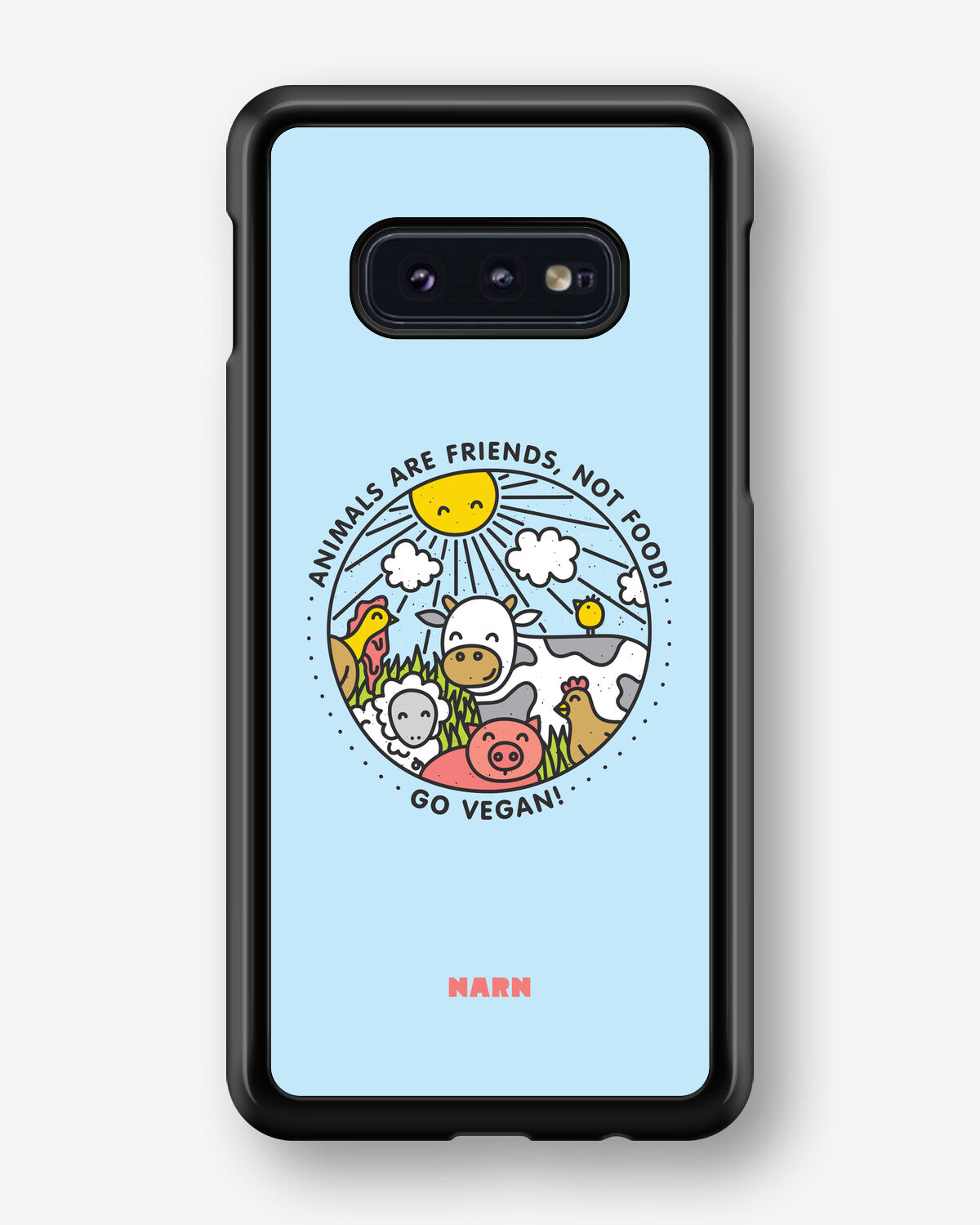 Samsung Galaxy S10e Hard Case – Friends, Not Food - View 1