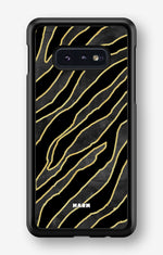 Samsung Galaxy S10e Hard Case – Golden Zebra - View 1