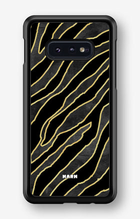 Samsung Galaxy S10e Hard Case – Golden Zebra - View 1