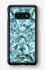 Samsung Galaxy S10e Hard Case – Green Crystals - View 1