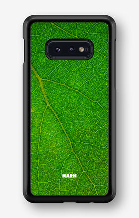 Samsung Galaxy S10e Hard Case – Green Leafy - View 1