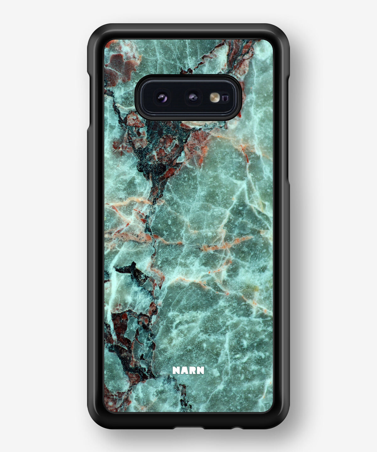 Samsung Galaxy S10e Hard Case – Green Marble - View 1