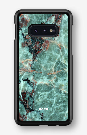 Samsung Galaxy S10e Hard Case – Green Marble - View 1