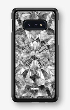 Samsung Galaxy S10e Hard Case – Grey Crystals - View 1