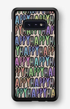 Samsung Galaxy S10e Hard Case – Happy - View 1