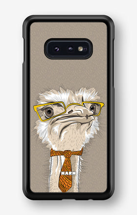 Samsung Galaxy S10e Hard Case – Hipster Ostrich - View 1