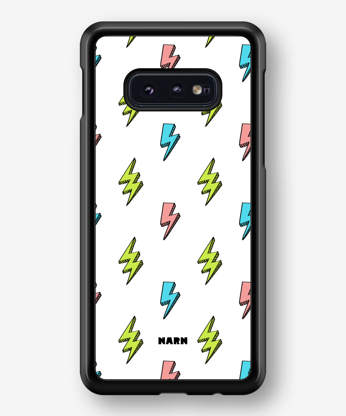 Samsung Galaxy S10e Hard Case – Lightning Bolts - View 1
