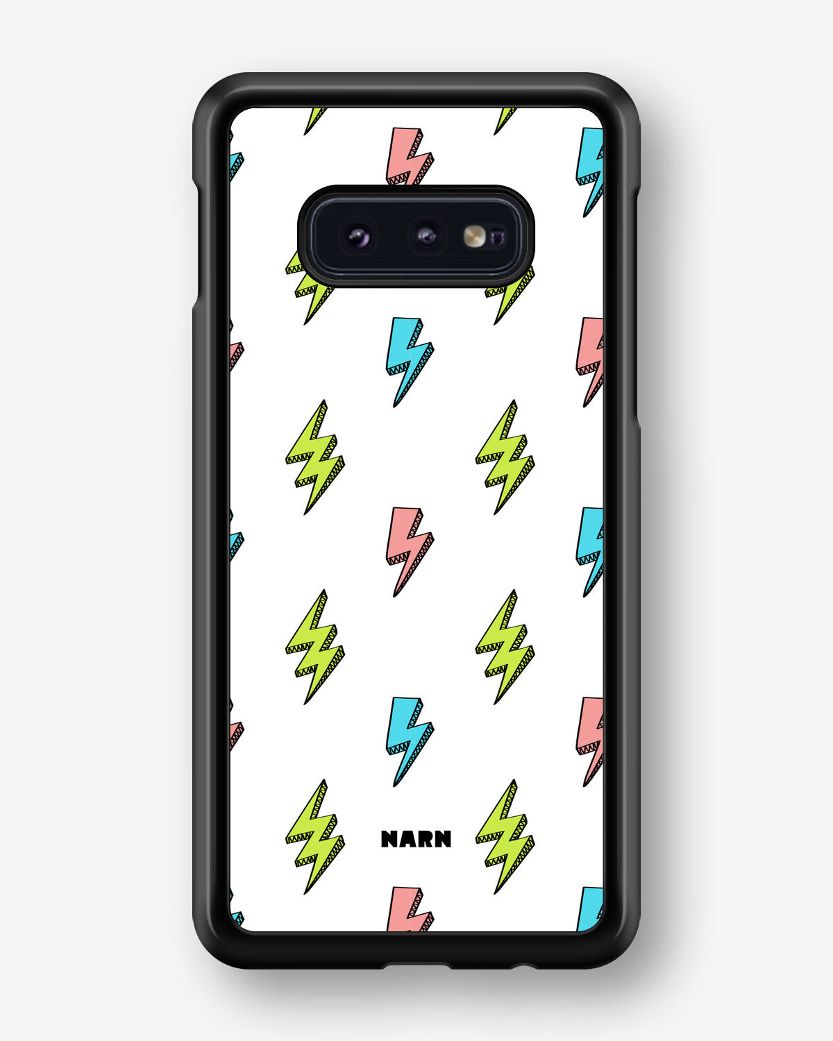 Samsung Galaxy S10e Hard Case – Lightning Bolts - View 1