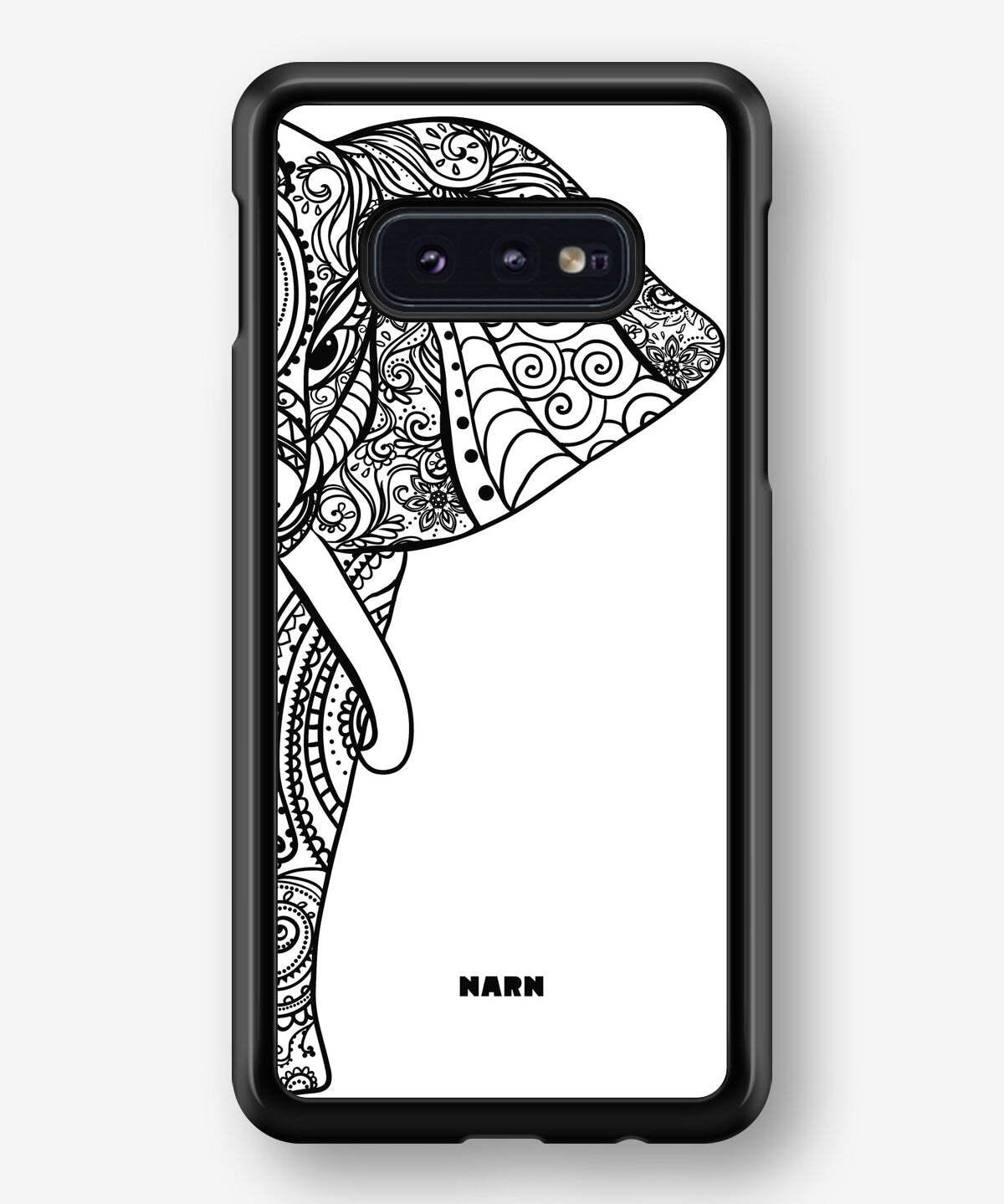 Samsung Galaxy S10e Hard Case – Mandala Elephant - View 1